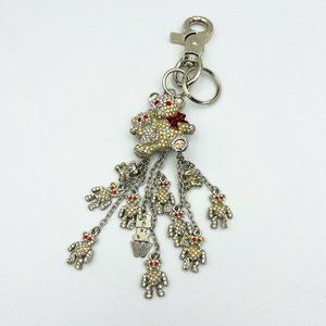 Butler & Wilson Crystal Teddy Bear Keychain